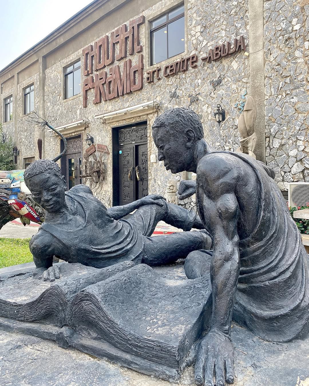 Front view of the Thought Pyramid Art Centre Abuja