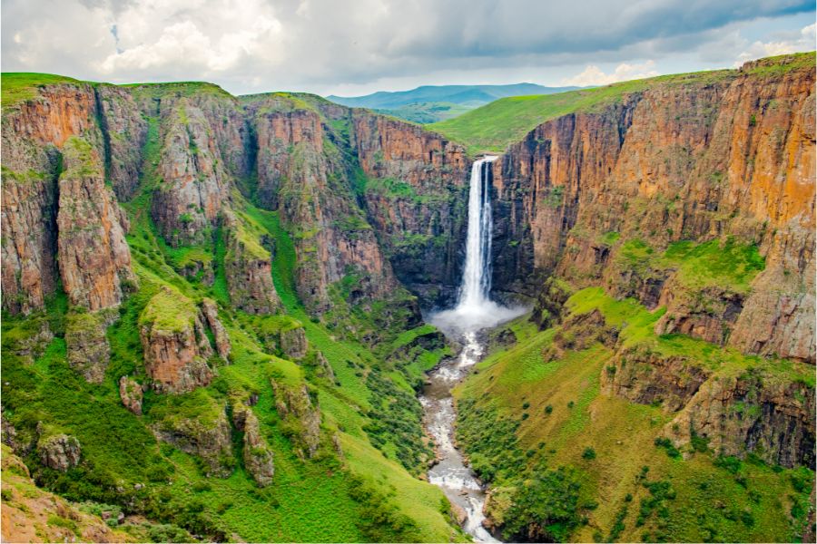 Maletsunyane Falls in Lesotho